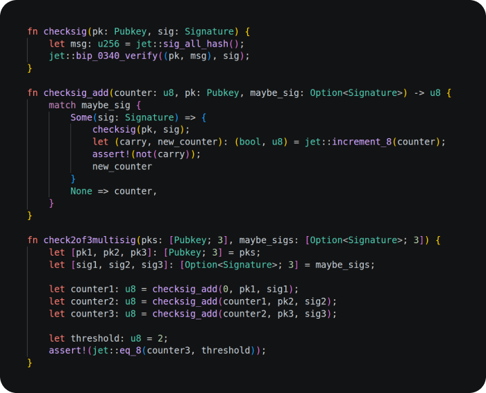SimplicityHL in the editor